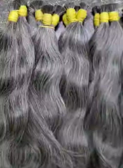Grey Bulk Hair – Single Draw