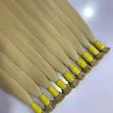 Flat-tip hair – Black and blonde color