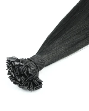 Flat-tip hair – Natural color
