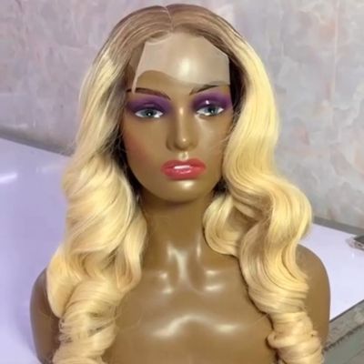 Wig – Bouncy Curly – Blonde color