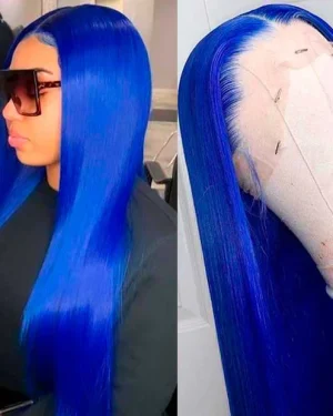 Wig – Bone straight – Blue