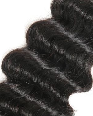 Weft hair – Loose wavy – Natural black