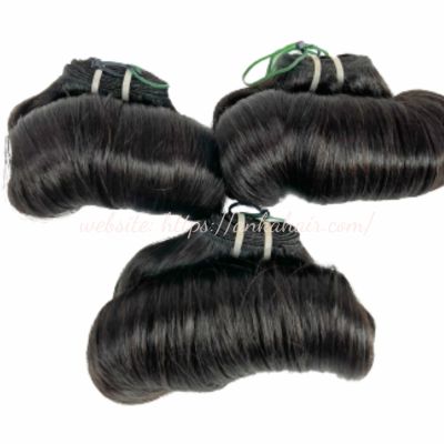 Weft hair – Egg curl – Natural black