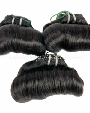 Weft hair – Egg curl – Natural black