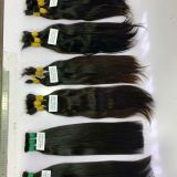 Premium 100% Vietnamese Natural Straight Bulk Hair – Natural Black (Super Double Drawn)