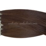 Bulk hair – Bone straight – Dark brown color