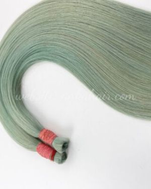 Bulk hair – Bone straight – Mint color