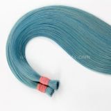 Bulk hair – Bone straight – Blue color