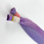 Bulk hair – Bone straight – Purple color