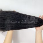 Bulk hair – Kinky Straight – Black color