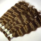 Premium 100% Vietnamese Remy Virgin Natural Wave Bulk Hair – #30 Brown (Super Double Drawn)