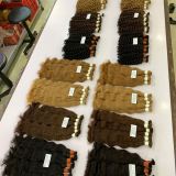 Premium 100% Vietnamese Remy Virgin Natural Wave Bulk Hair – #30 Brown (Super Double Drawn)