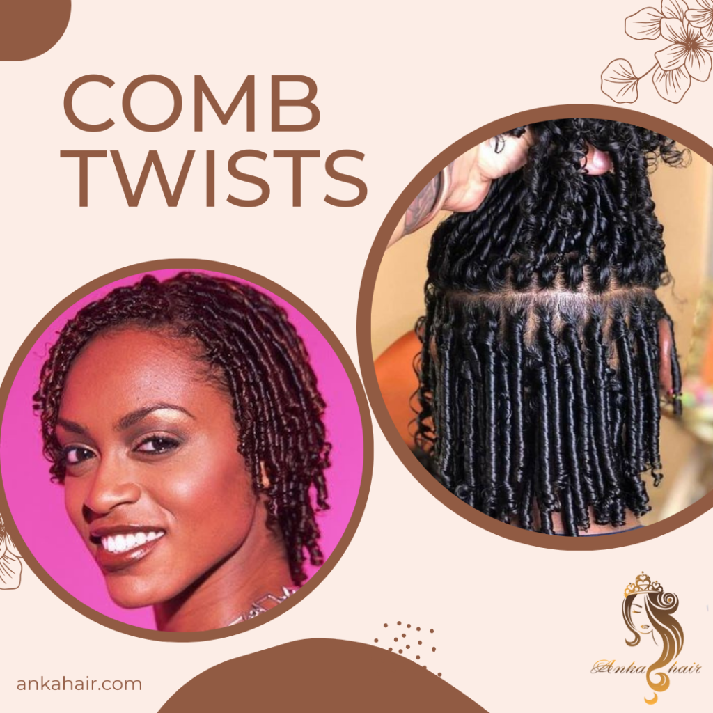 Comb Twists hair