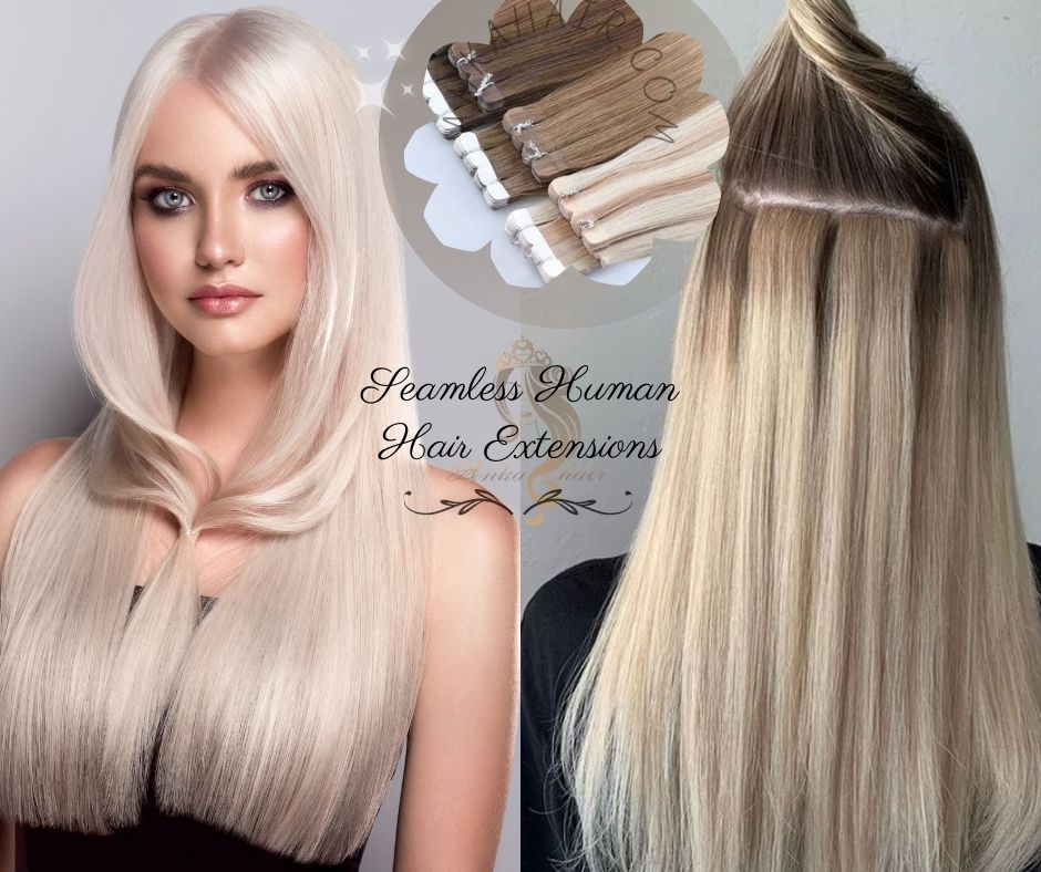 seamless clip in hair extensions
