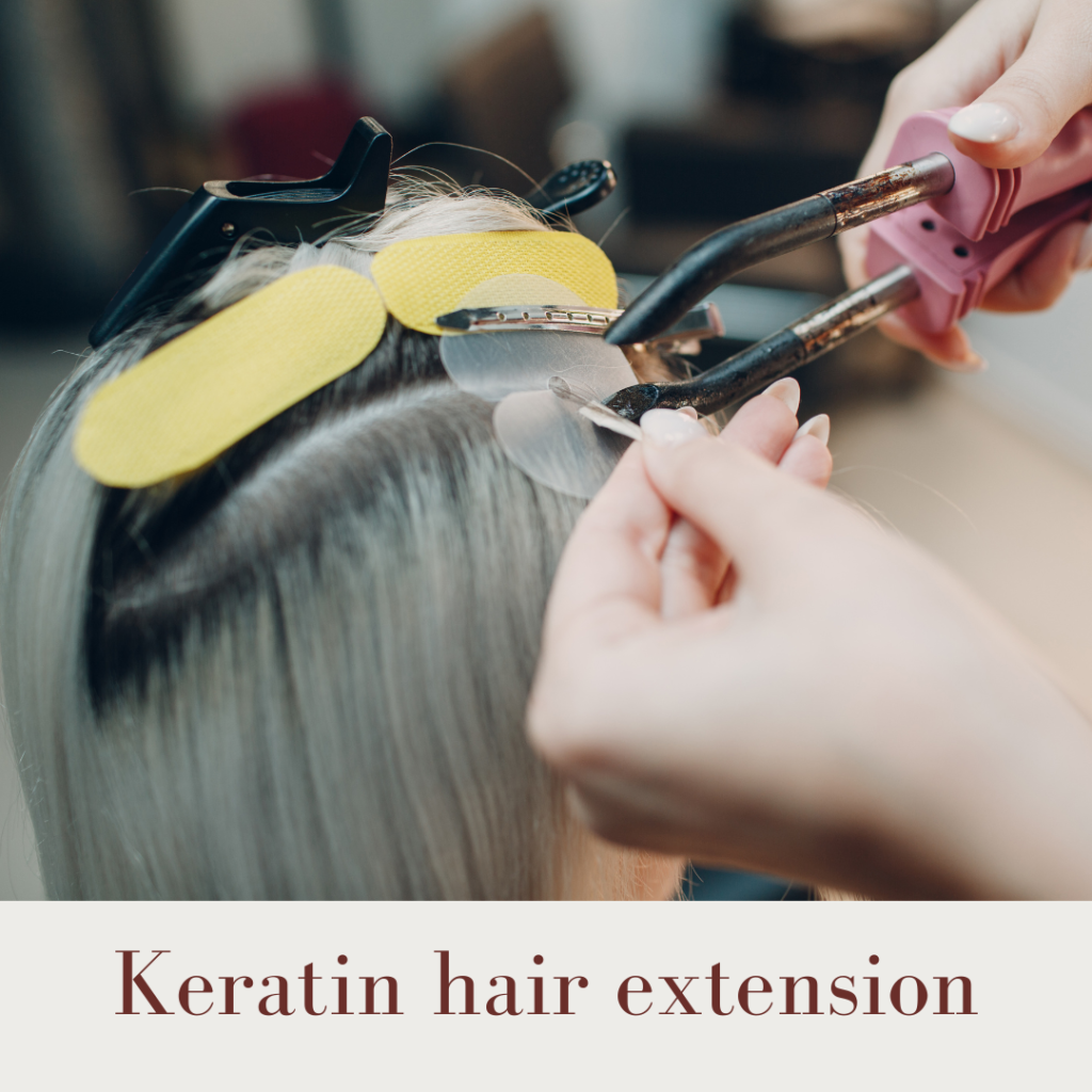 Keratin hair extension